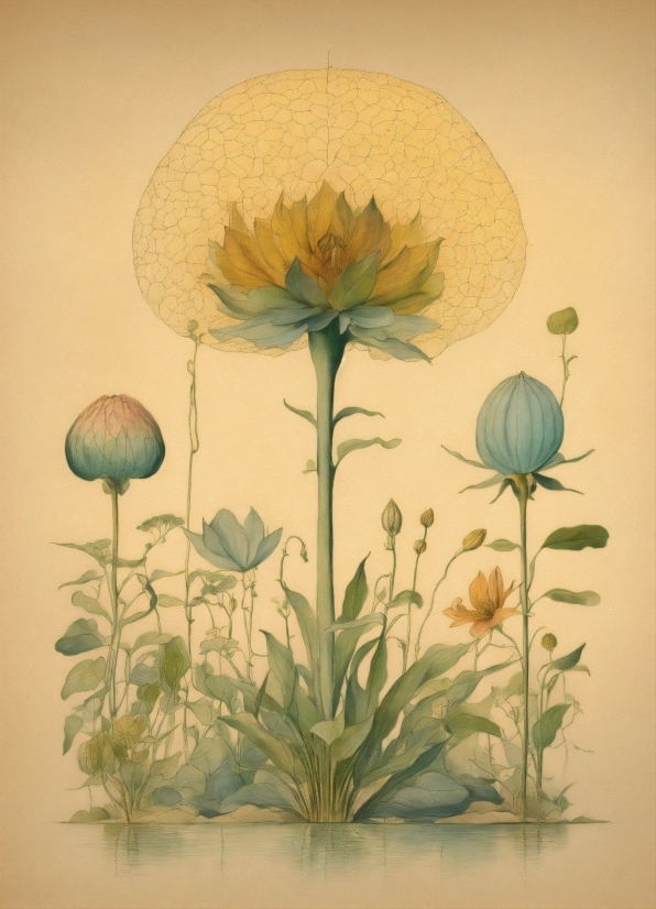 Flower, Plant, Petal, Botany, Painting, Art