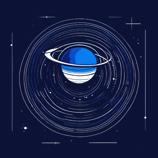 Font, Astronomical Object, Parallel, Circle, Science, Electric Blue