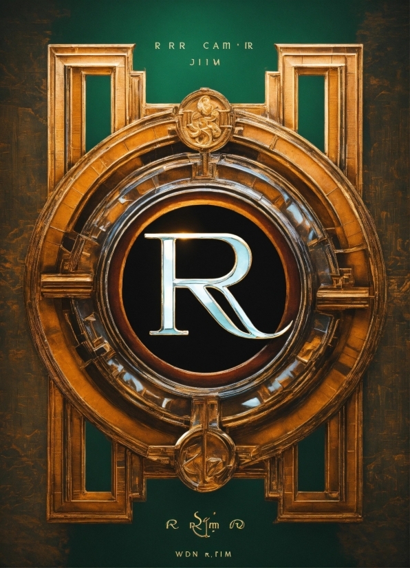 Font, Symmetry, Symbol, Circle, Emblem, Wood