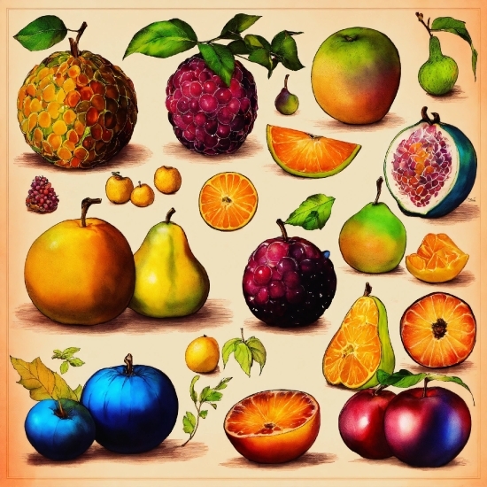 Food, Green, Natural Foods, Yellow, Fruit, Creative Arts