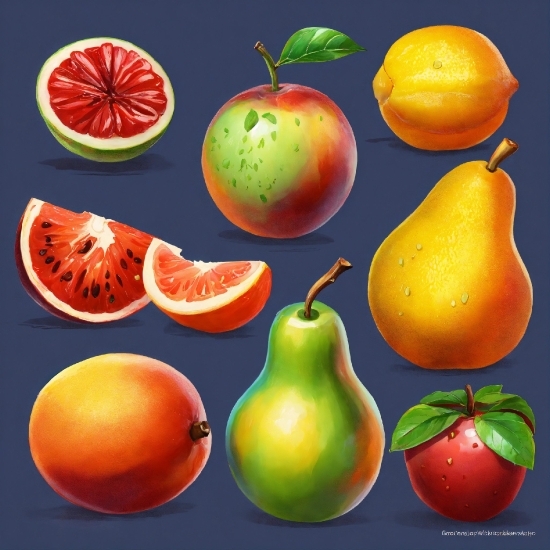 Food, Green, Plant, Fruit, Natural Foods, Orange