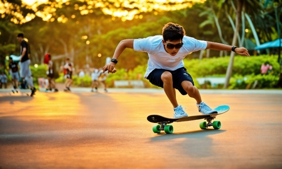 Footwear, Skateboard Deck, Sports Equipment, Wheel, Skateboarder, Skateboard