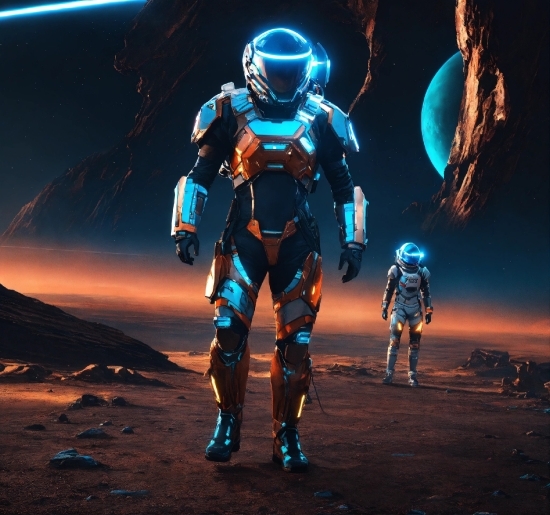 Free High Quality Images, Cartoon, Art, Cg Artwork, Electric Blue, Space