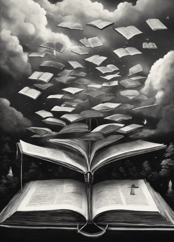 Gandhiji Photo, Cloud, Book, Nature, Black, Sky
