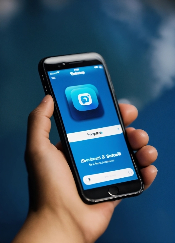 Getty Stock Photos, Hand, Mobile Phone, Telephony, Azure, Mobile Device