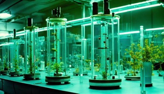 Green, Light, Science, Glass, Plant, Gas