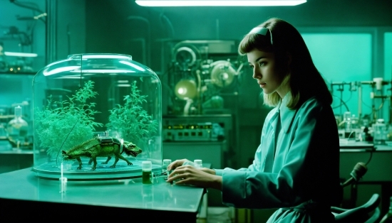 Green, Science, Table, Fish, Marine Biology, Glass
