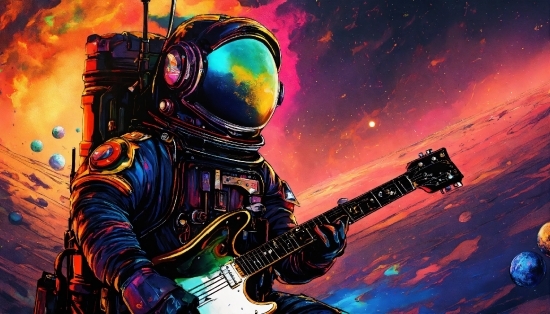 Guitar Accessory, Musical Instrument, Space, Cg Artwork, Fictional Character, Event