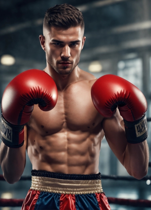 Head, Chin, Arm, Muscle, Organ, Boxing Glove