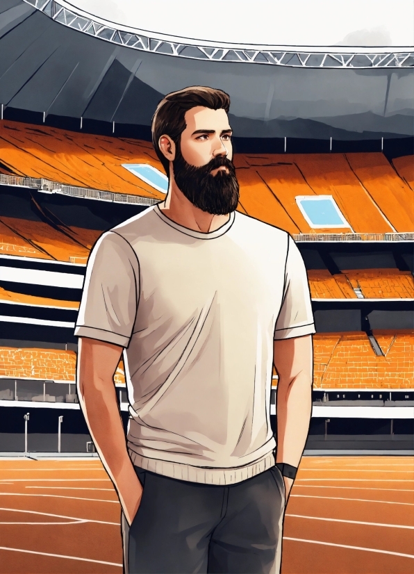 Ichigo Kurosaki Wallpaper 4k, Eyewear, Neck, Beard, Orange, Sleeve
