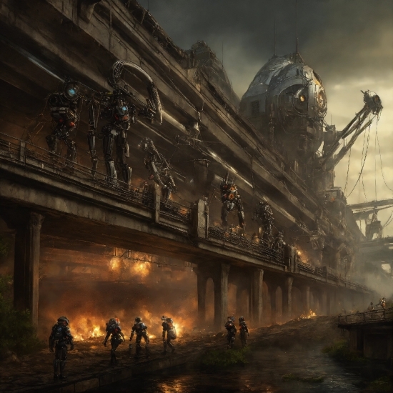 Illustrator Lite Free Download, Sky, Cloud, Shooter Game, Cg Artwork, City