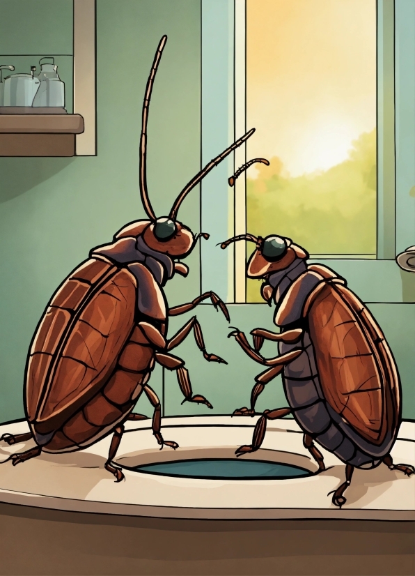 Insect, Arthropod, Organism, Art, Window, Pest
