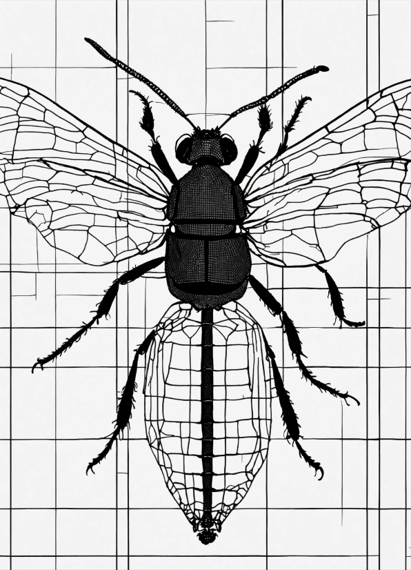 Insect, Arthropod, Organism, Line, Symmetry, Wing