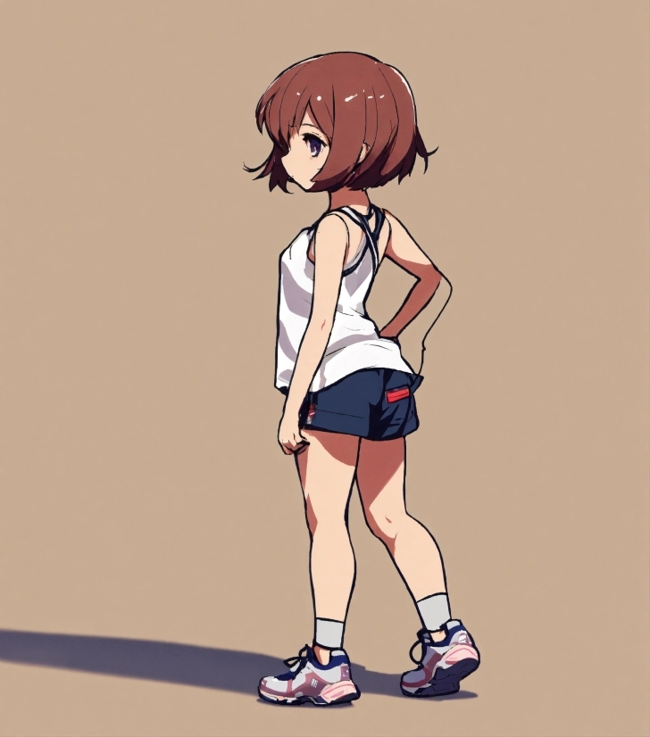 Ios 16 Wallpaper Anime, Cartoon, Sleeve, Gesture, Knee, Thigh