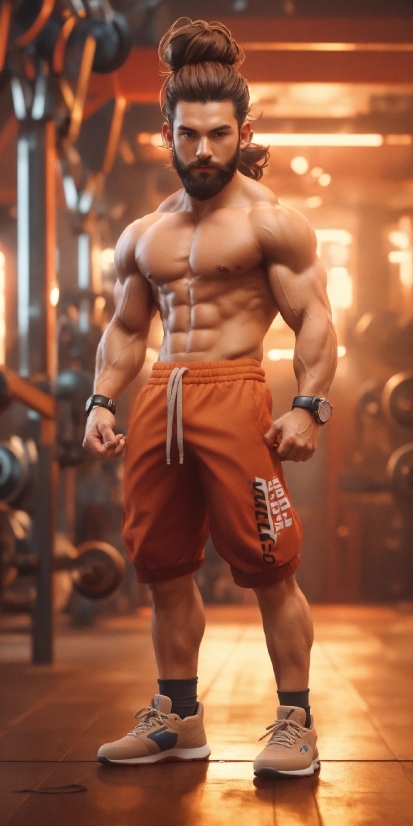 Joint, Bodybuilder, Shorts, Arm, Muscle, Sports Equipment