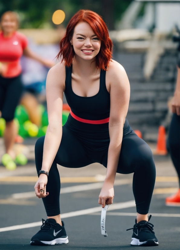 Joint, Smile, Sports Uniform, Active Tank, Muscle, Knee
