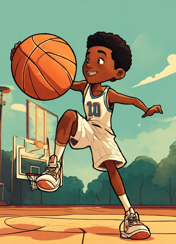 Light Brown Background, Basketball, Playing Sports, Sports Equipment, Basketball Hoop, Basketball Moves