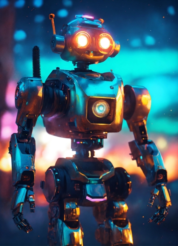 Light, Toy, Machine, Electric Blue, Technology, Fictional Character