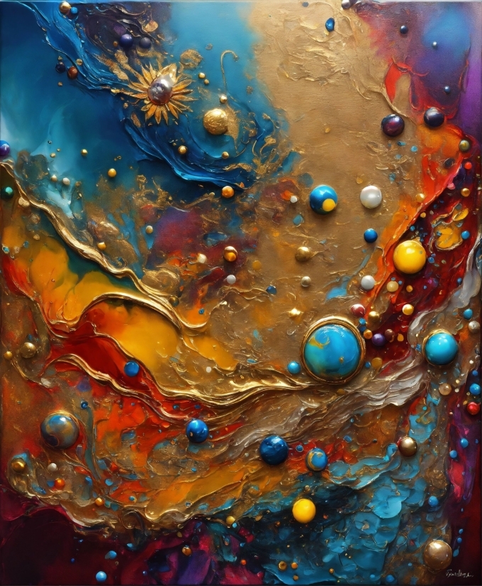 Liquid, Fluid, Organism, Water, Art, Paint