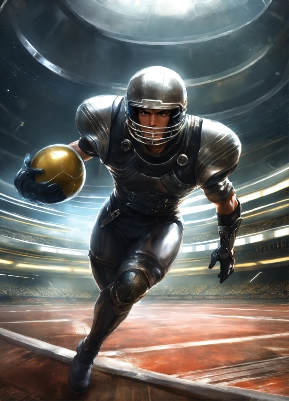 Monster Illustration, Helmet, Sports Gear, Football Equipment, Sports Equipment, Face Mask