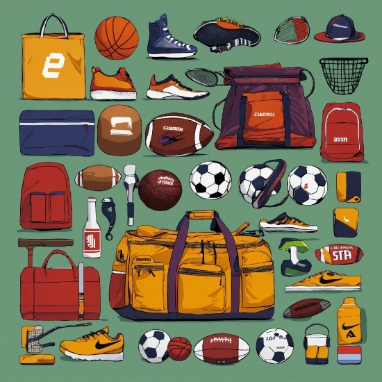 Motor Vehicle, Luggage And Bags, Bag, Orange, Yellow, Art