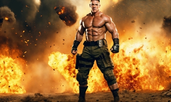 Muscle, Bodybuilder, Action Film, Event, Chest, Fictional Character
