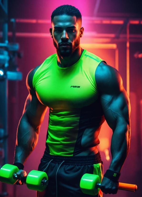 Muscle, Bodybuilder, Green, Sleeve, Bodybuilding, Avengers
