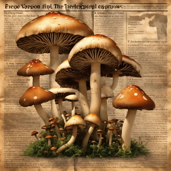 Mushroom, Nature, Natural Landscape, Terrestrial Plant, Organism, Fawn
