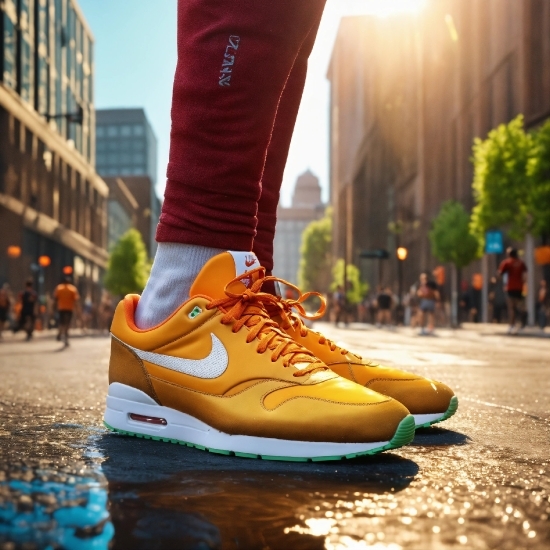 One Piece Background 4k, Footwear, Shoe, Light, Black, Sky