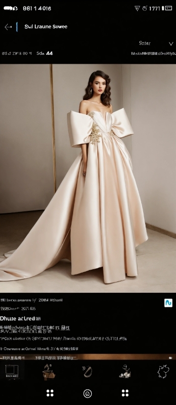 One-piece Garment, Arm, Dress, Wedding Dress, Bridal Party Dress, Bridal Clothing