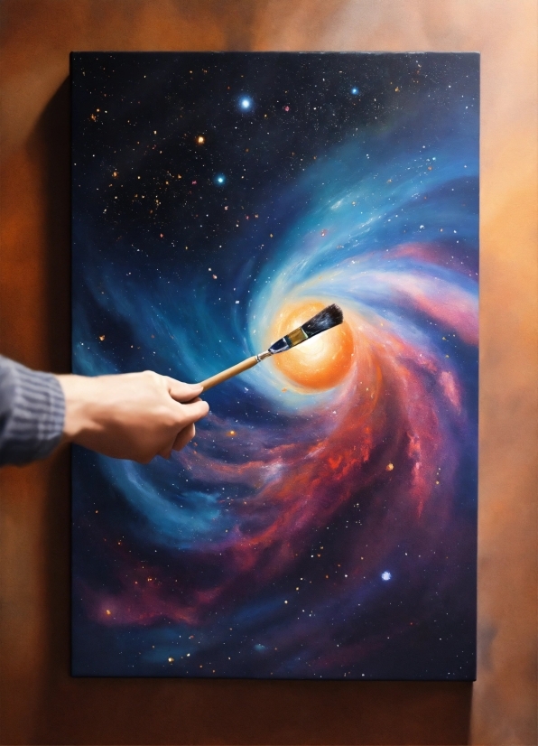 Paint, Art, Rectangle, Astronomical Object, Science, Galaxy
