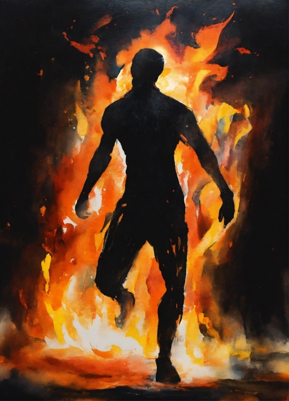 Pan Card Image, Gesture, Fire, People In Nature, Flame, Heat