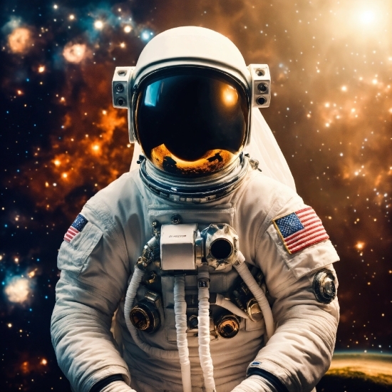 Photograph, Astronaut, World, Cool, Helmet, Astronomical Object