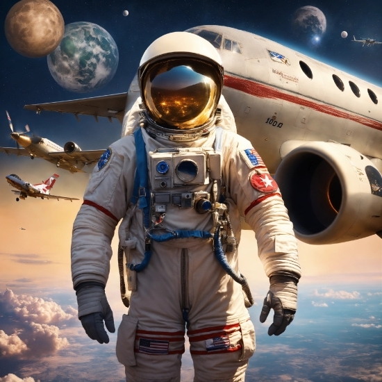 Photograph, Sky, World, Astronaut, Vehicle, Aircraft