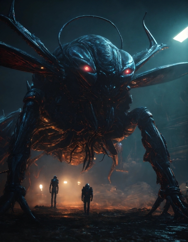 Picture Editor Online, Cg Artwork, Art, Darkness, Supernatural Creature, Space