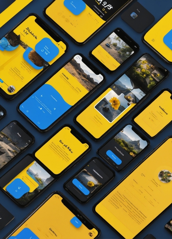 Product, Yellow, Peripheral, Font, Rectangle, Gadget