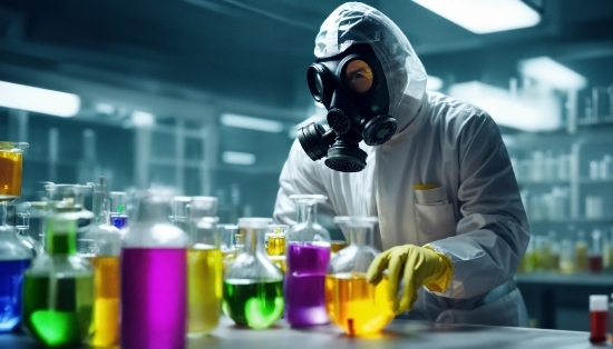 Safety Glove, Liquid, Bottle, Purple, Drinkware, Laboratory