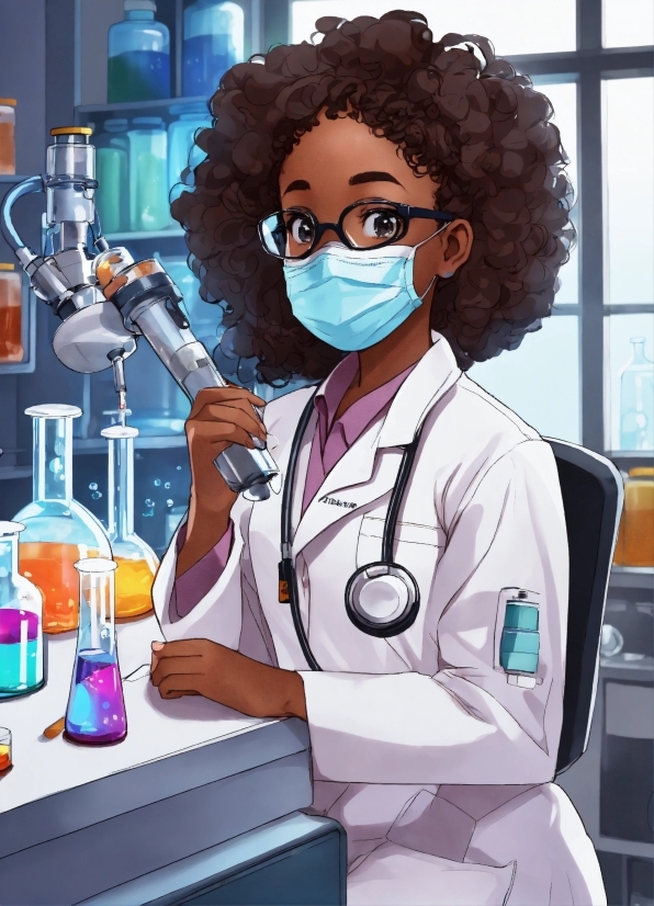 Scientist, Bottle, Window, Nurse, Science, Art