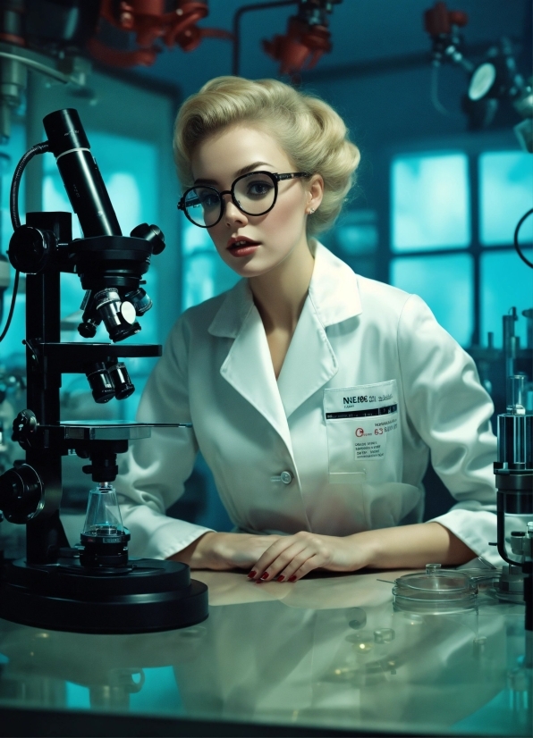Scientist, Research, Vision Care, Laboratory, Workwear, Scientific Instrument