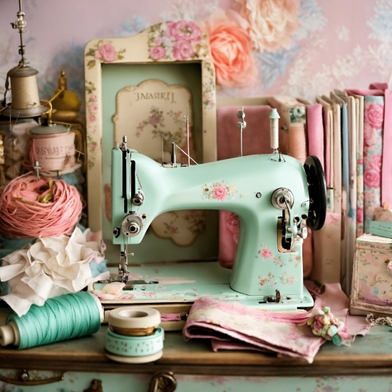 Sewing Machine Feet, Sewing Machine, Sewing, Sewing Machine Needle, Purple, Textile