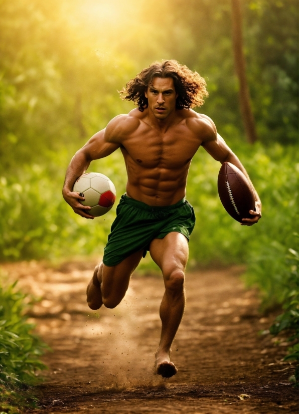 Shorts, Playing Sports, Sports Equipment, Muscle, Bodybuilder, Plant