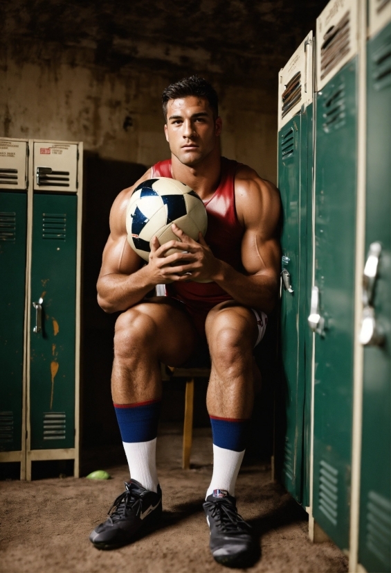 Shoulder, Shorts, Muscle, Sports Equipment, Ball, Football