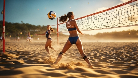 Sky, Sports Equipment, Volleyball Net, Volleyball, Net Sports, Ball