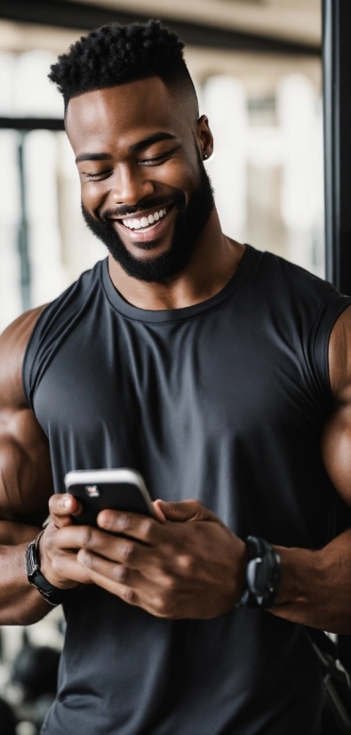 Smile, Hand, Shoulder, Photograph, Muscle, White