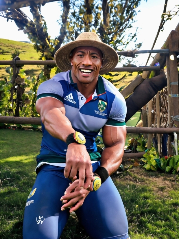 Smile, Plant, Sports Uniform, Shorts, Bicycles  Equipment And Supplies, Hat