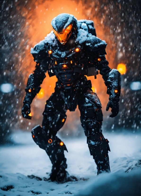 Snow, Cg Artwork, Action Film, Machine, Space, Fictional Character