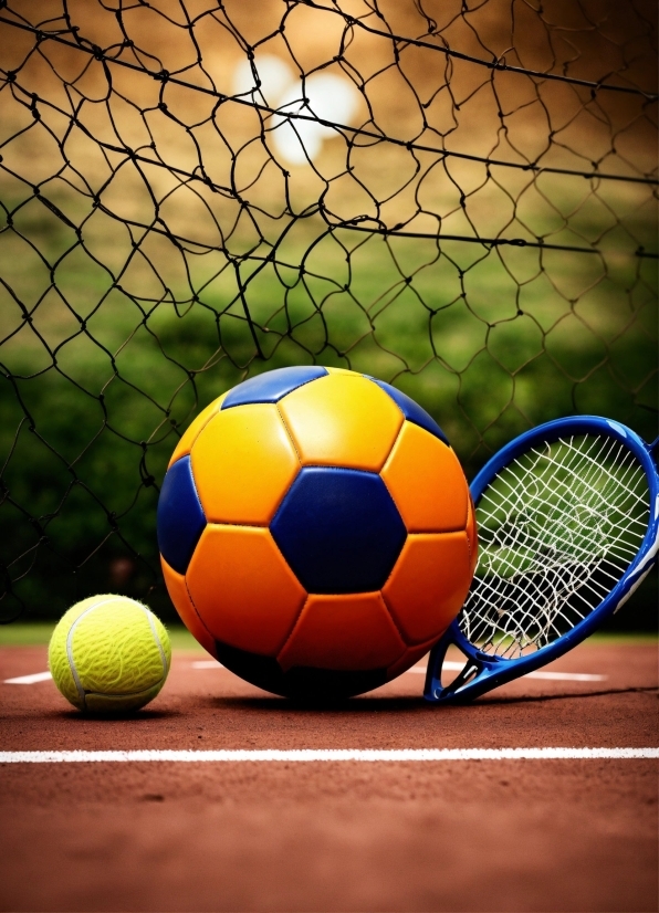 Sports Equipment, Daytime, Tennis, Soccer, Light, Ball