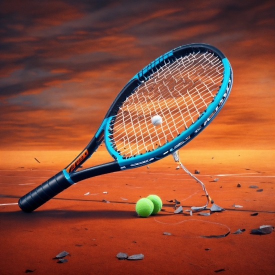 Sports Equipment, Racquet Sport, Orange, Tennis, Liquid, Tennis Equipment