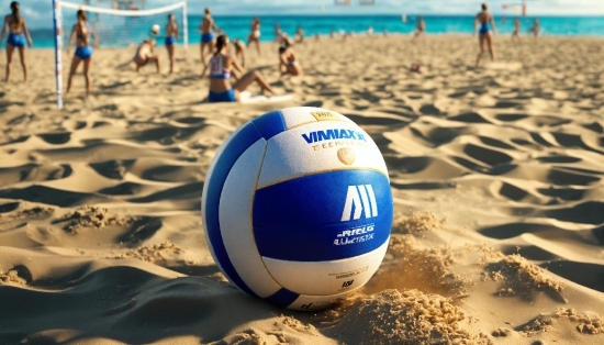 Sports Equipment, Water, Beach, Azure, Volleyball, Net Sports