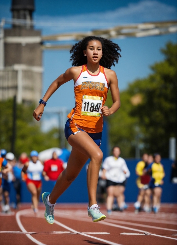 Sports Uniform, Muscle, Active Tank, Track And Field Athletics, Shorts, Thigh